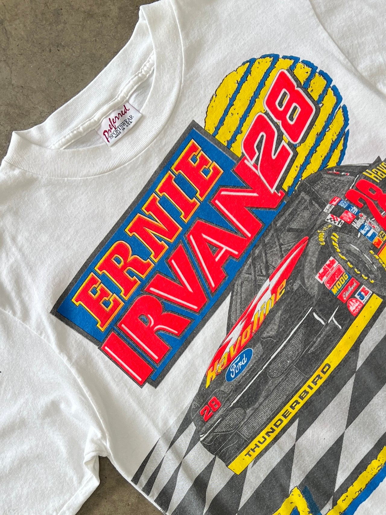 Ernie Irvan Yates Racing AOP Wrap Tee Single Stitch