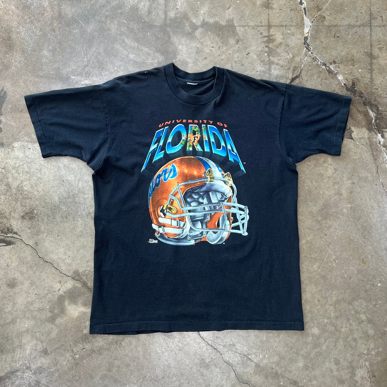 Florida Gators Football Helmet Salem Tag Single Stitch Tee