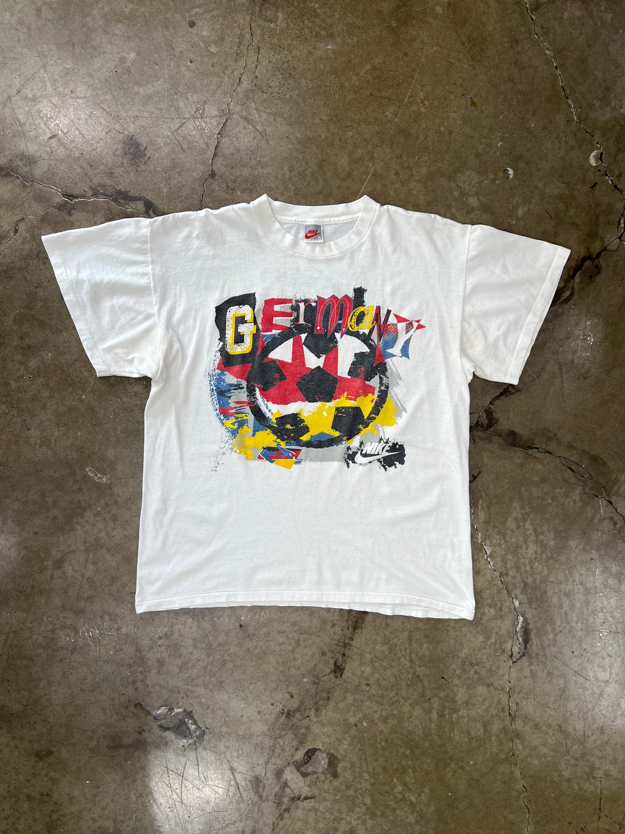 90s Nike Germany Soccer Single Stitch Tee