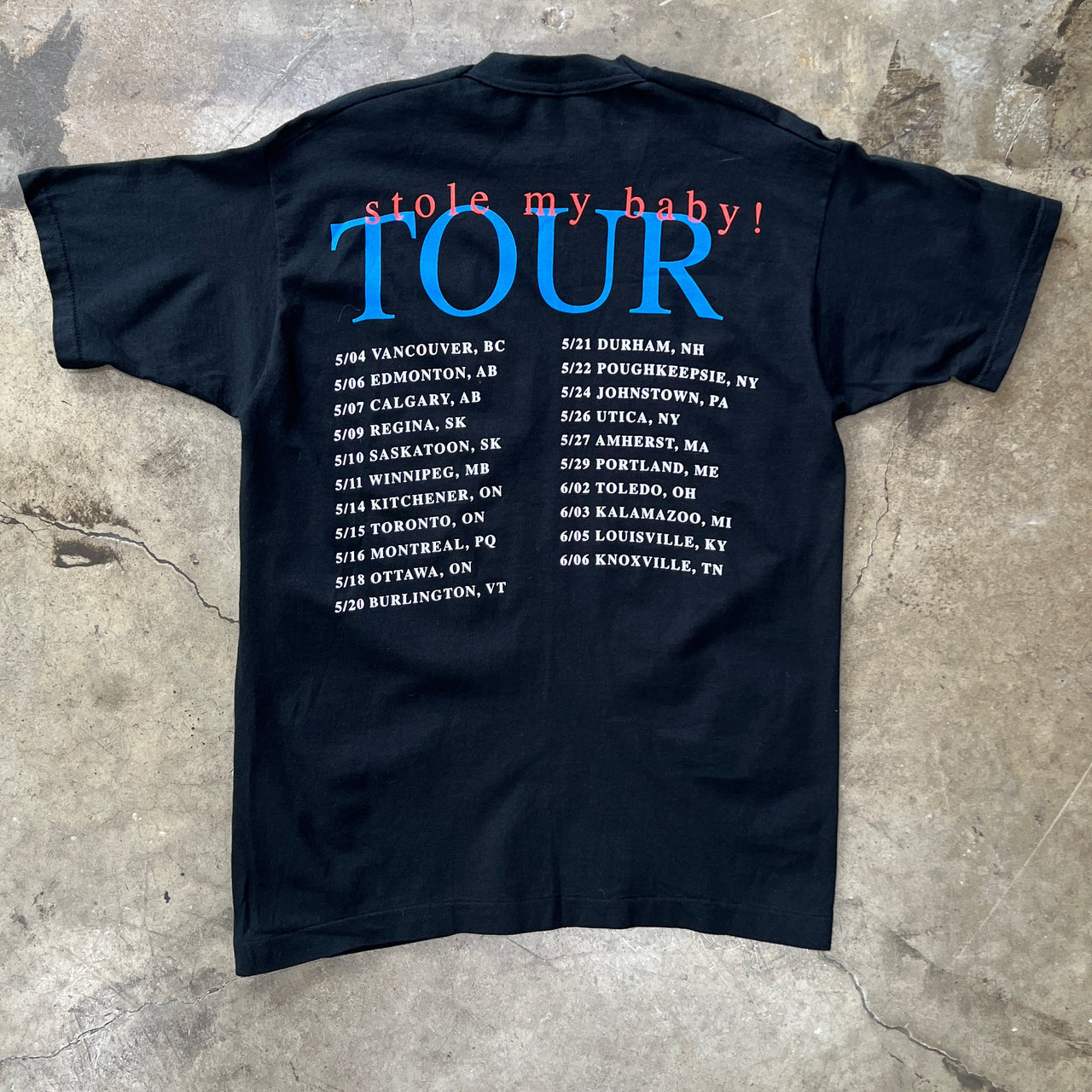 1998 Matchbox 20 Stole My Baby Concert Tour Tee