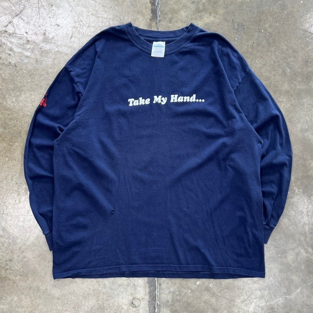 Take My Hands Surrender Jesus Religious Tee LS