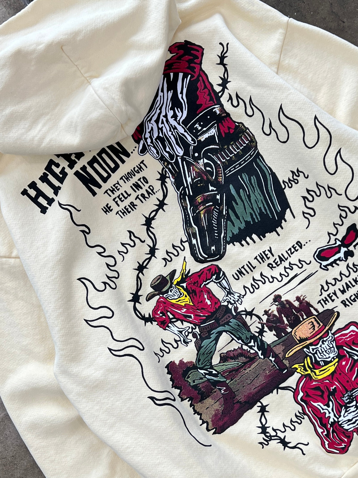 High Noon Western Cowboy Hoodie