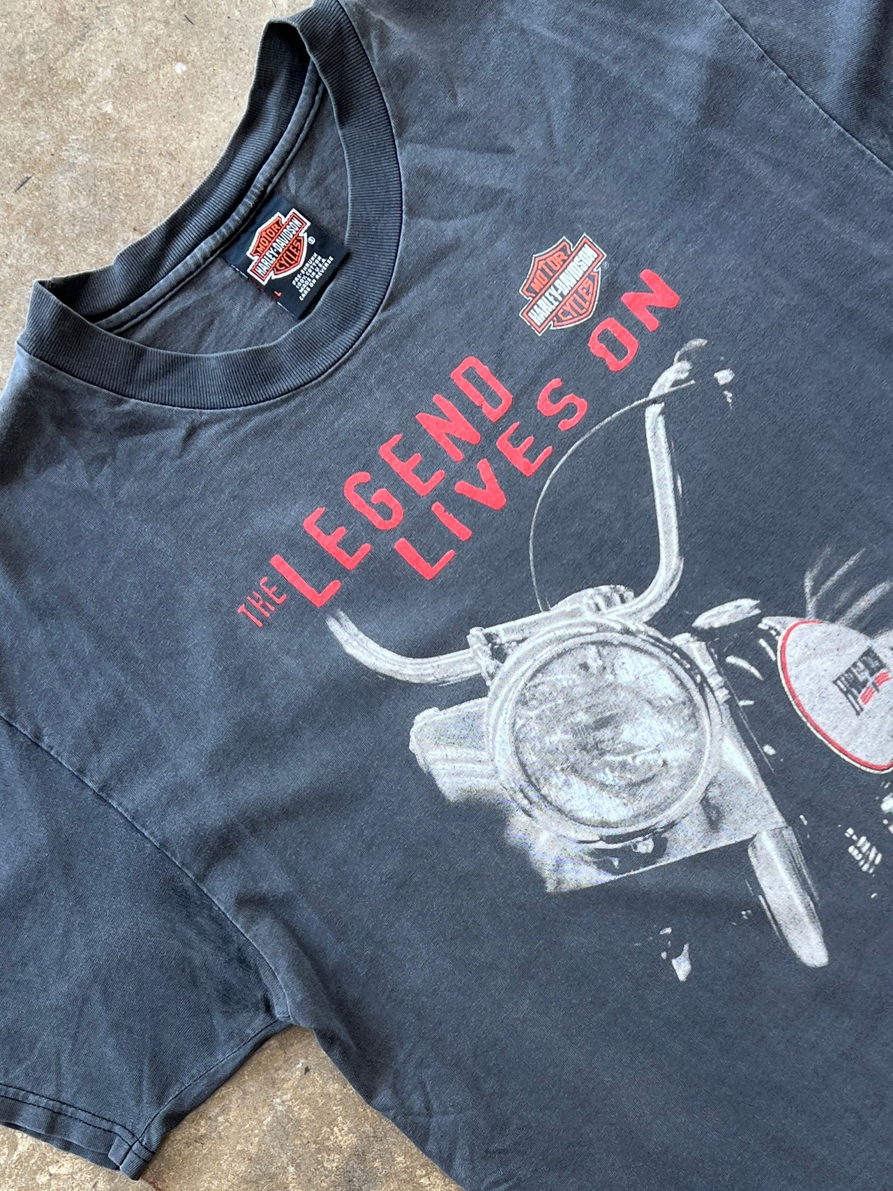 1996 Harley Davidson Legend Live On Motorcycle Tee