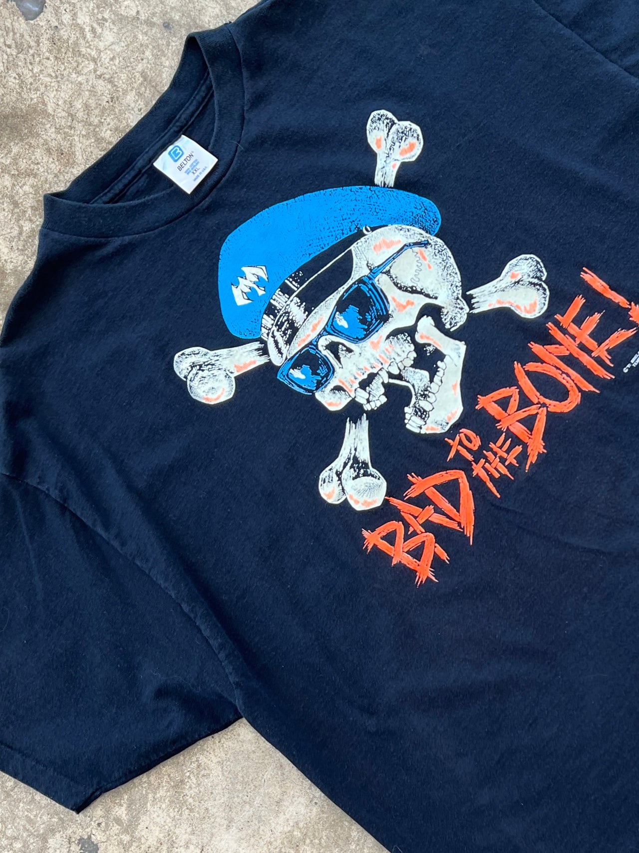 1991 Bad to the Bone Skull Single Stitch Tee