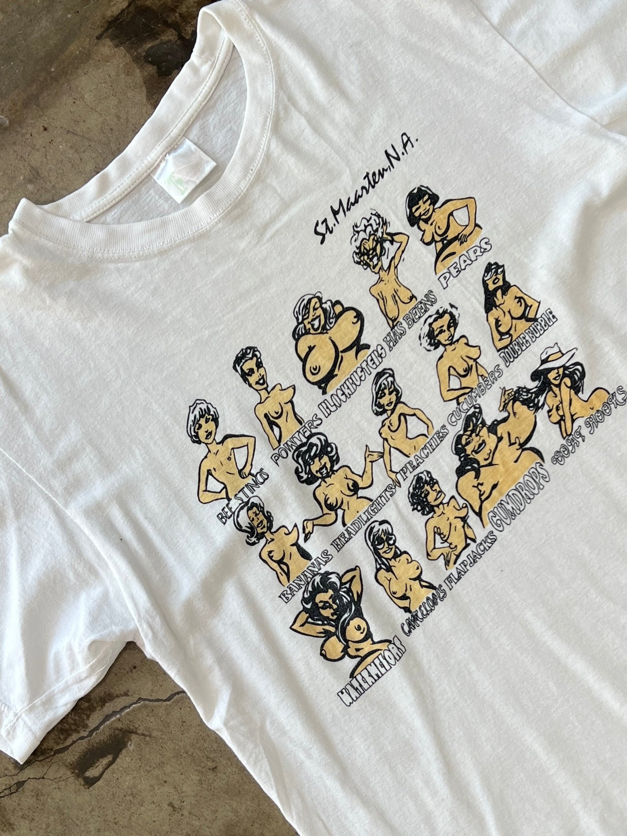 90s St. Martin Boobs Tities Vacation Tee