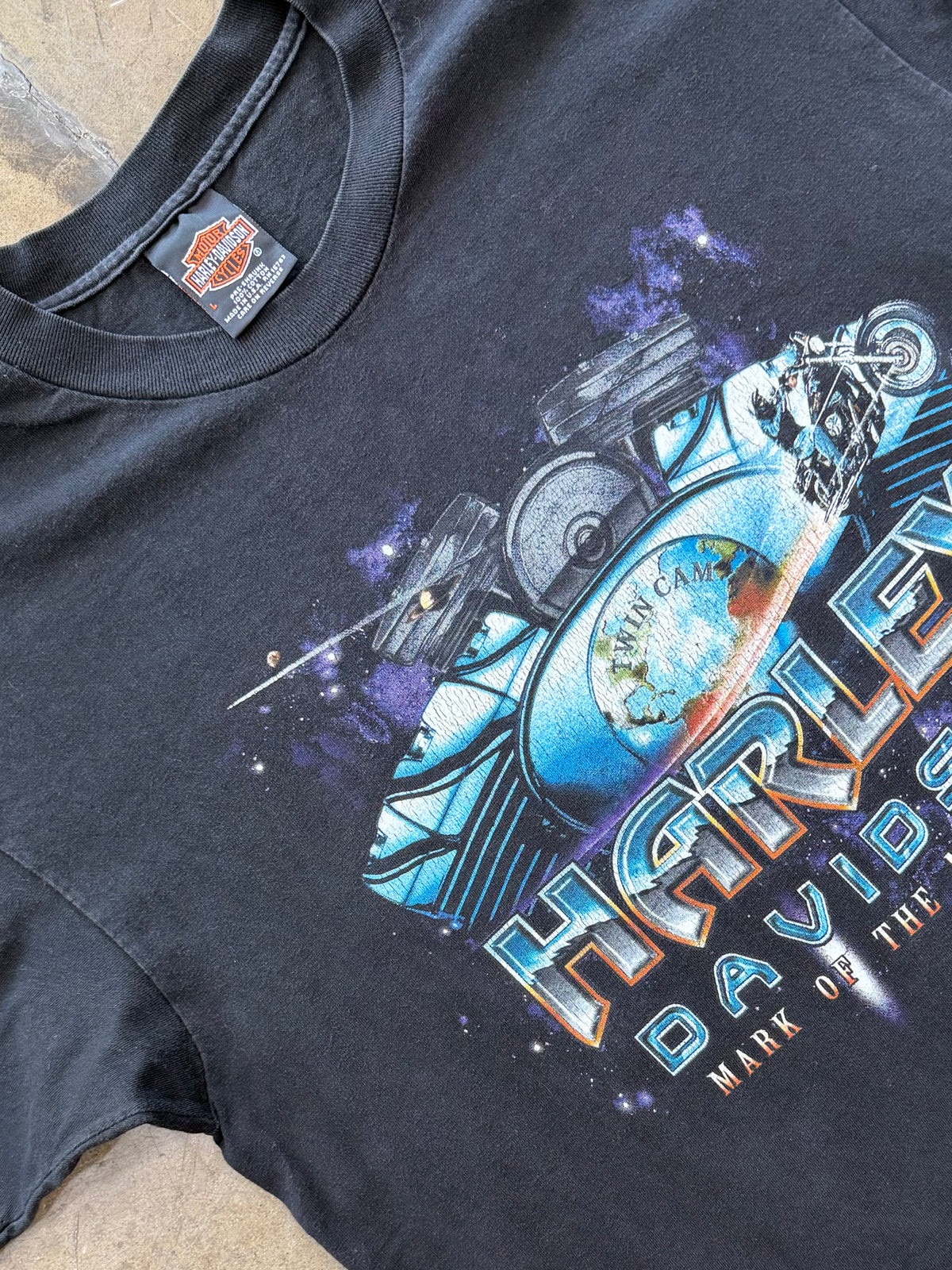 1999 Harley Davidson Mark of Millennium Motorcycle Tee