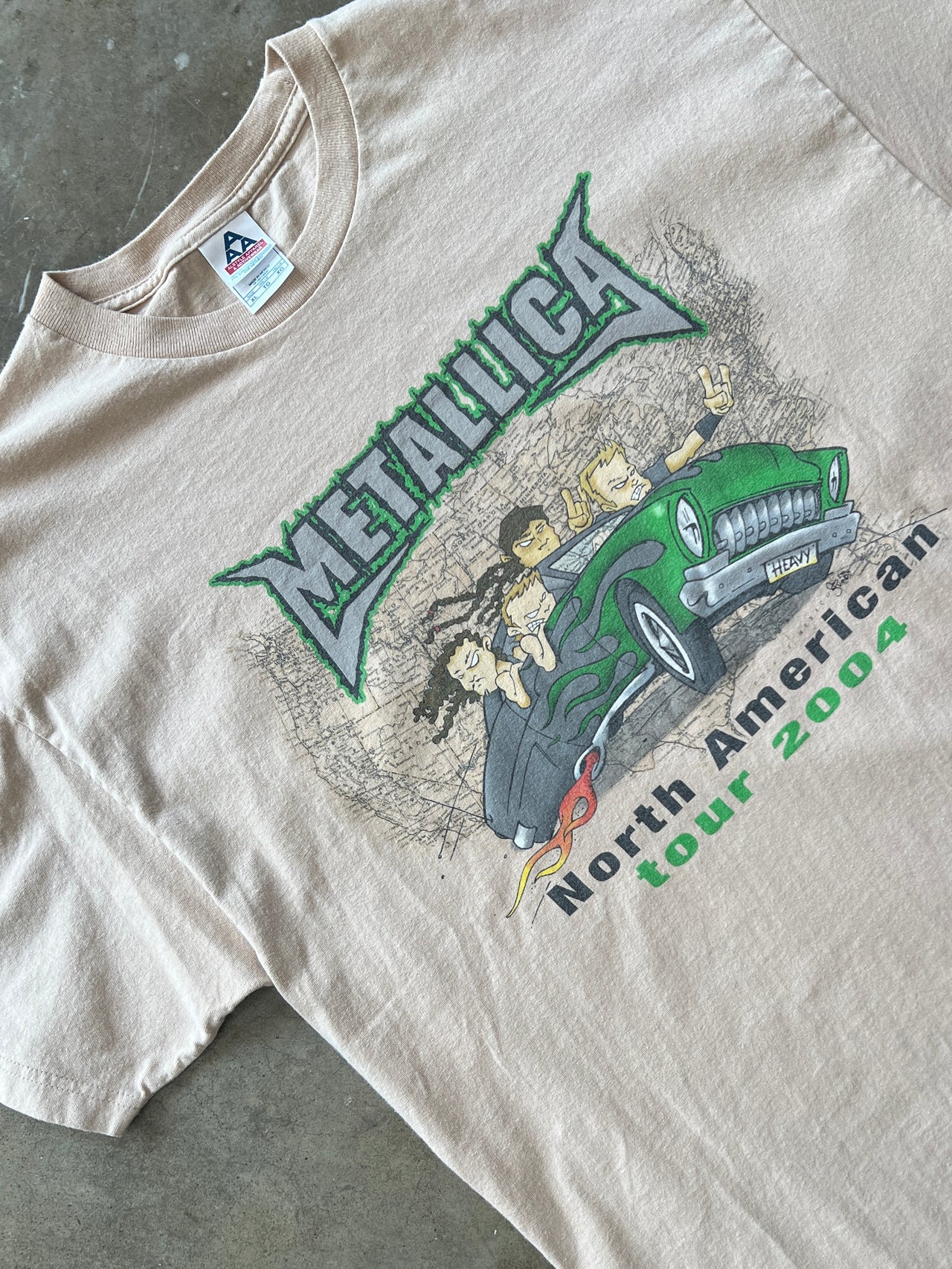 2004 Metallica North American Tour Tee