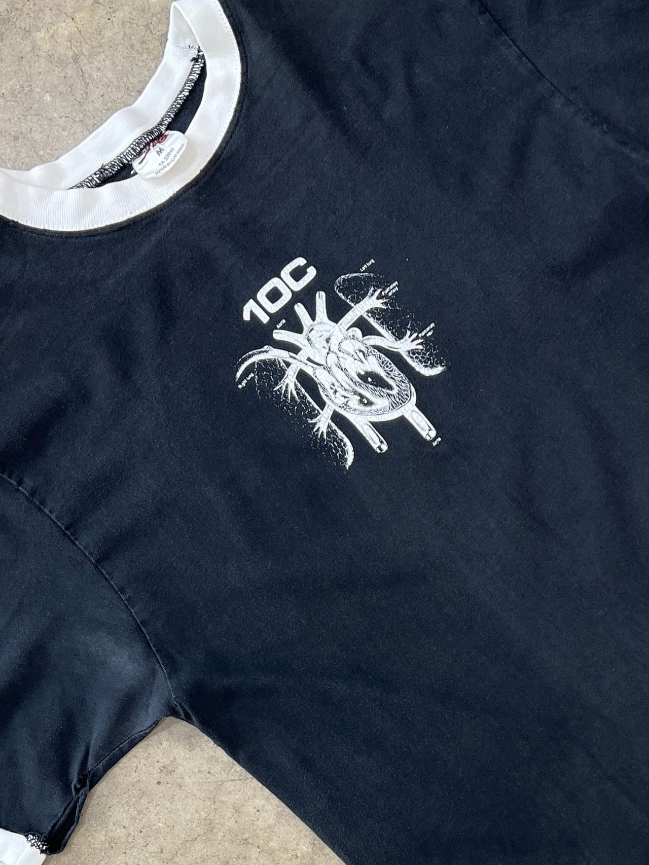 Pearl Jam 10c Logo Fan Club Ringer Tee