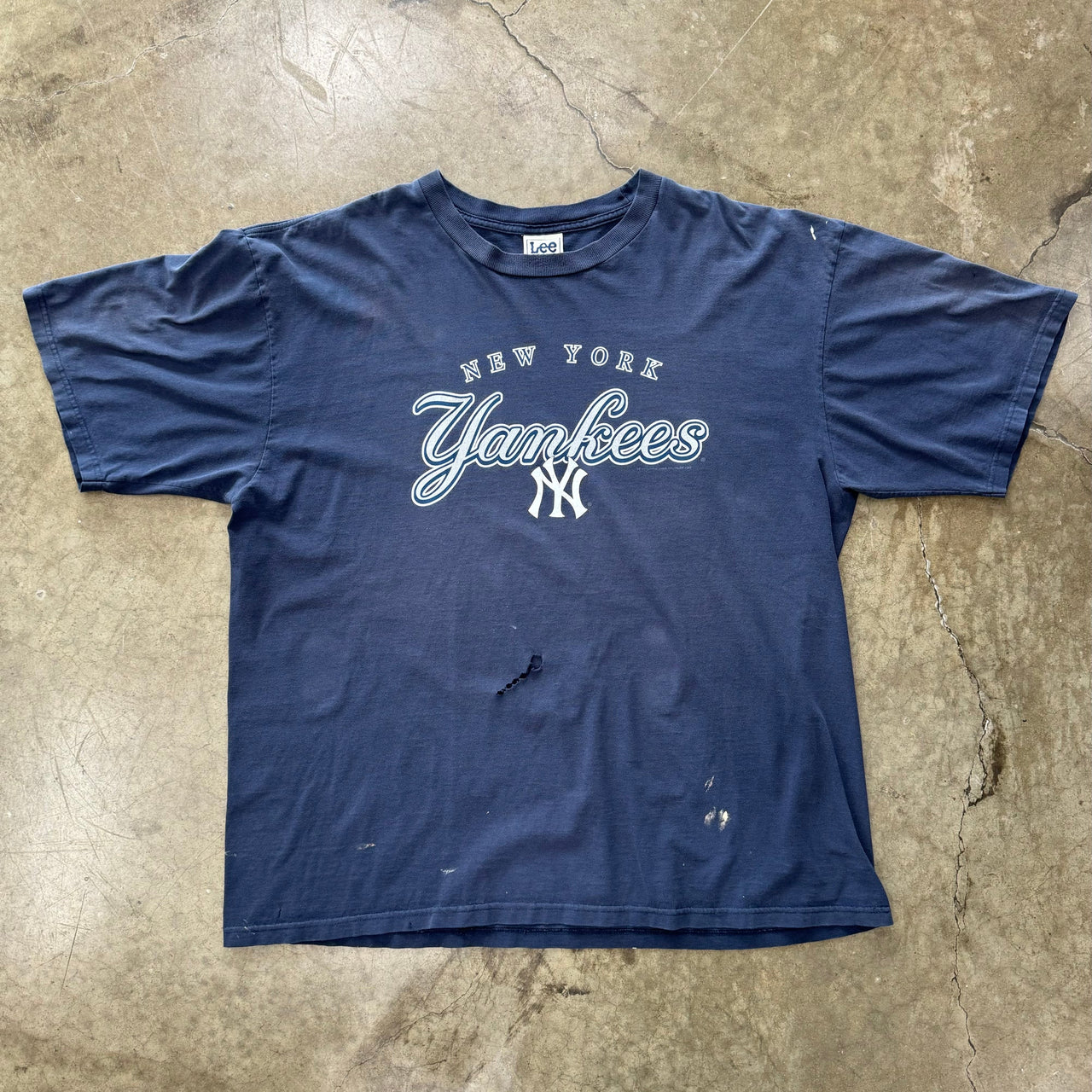 Vintage New York Yankees Lee Tag Tee XXL