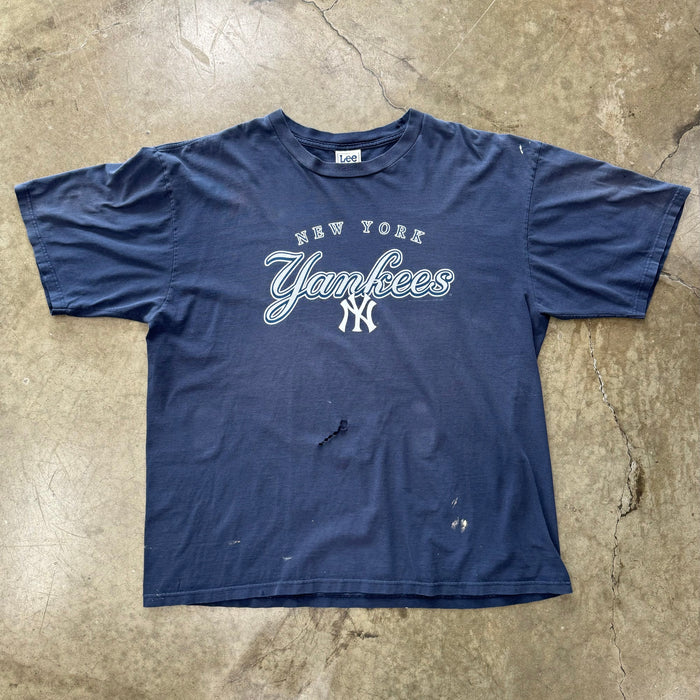 Vintage New York Yankees Lee Tag Tee XXL