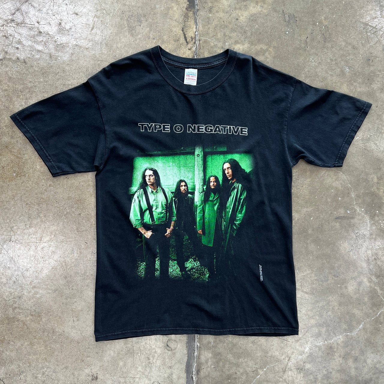 90s Type O Negative Skeleton Crew Blue Grape Band Tee