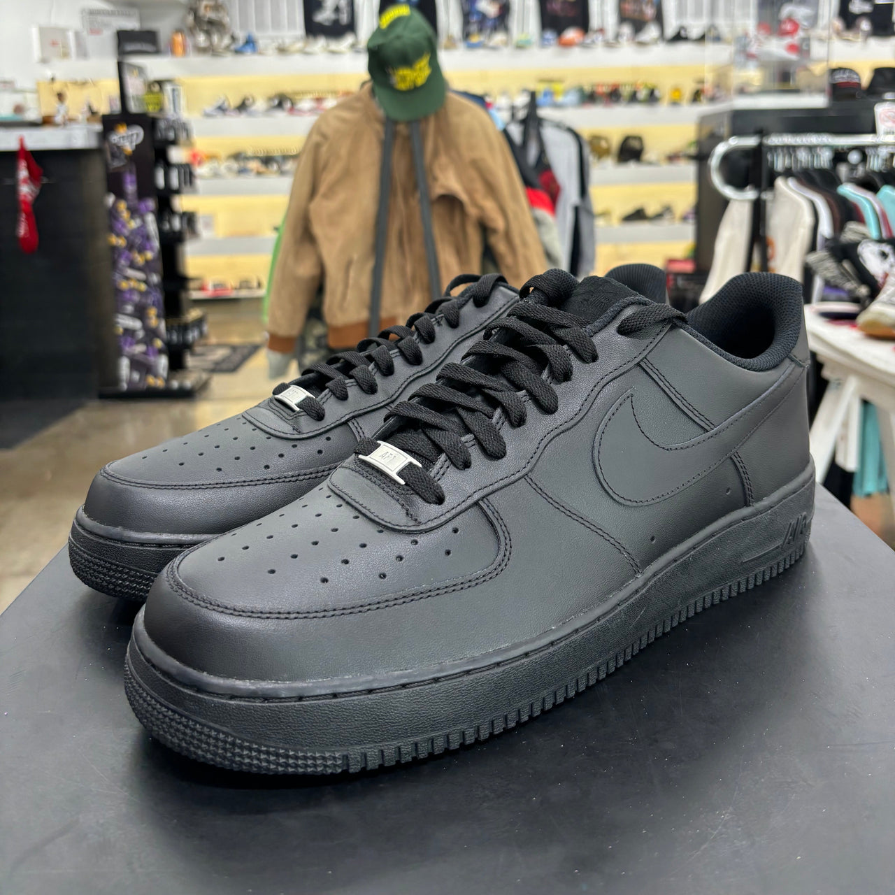 Nike Air Force 1 Low 07’ Black Sz. 14