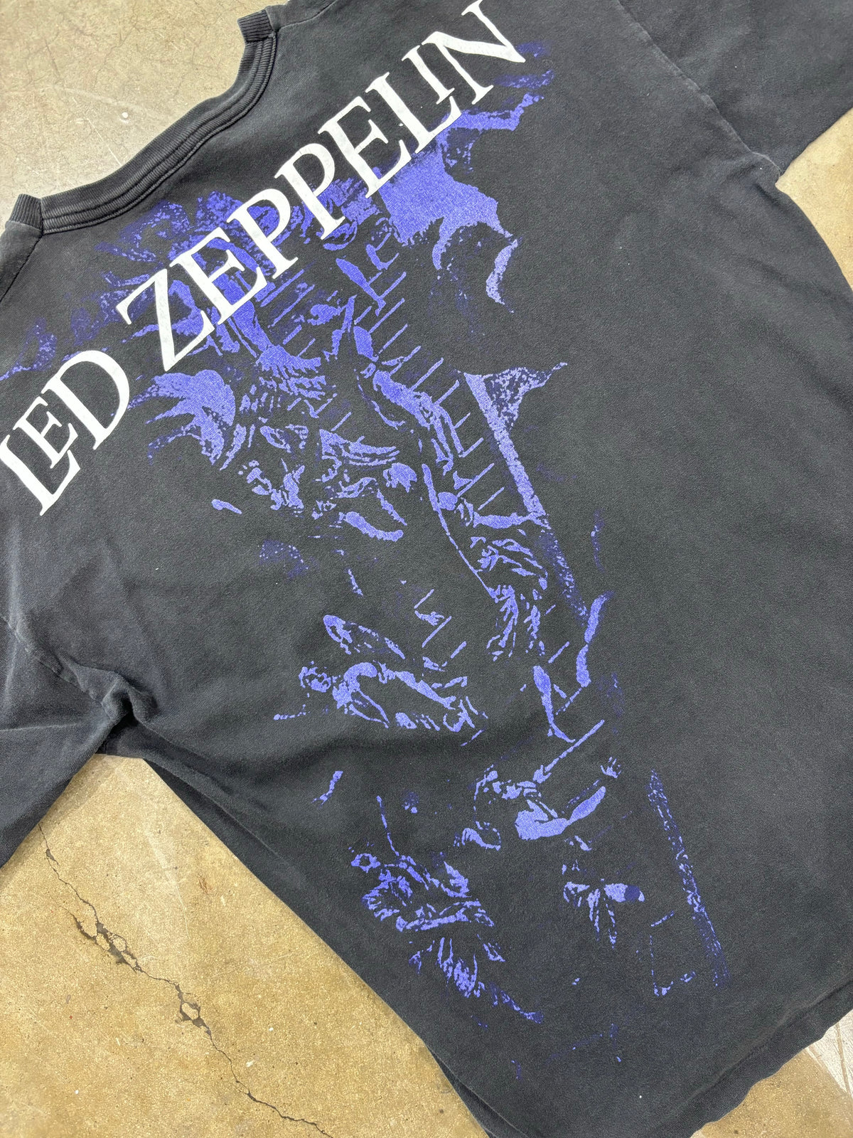 Led Zepplin AOP Single Stitch Portrait Tee