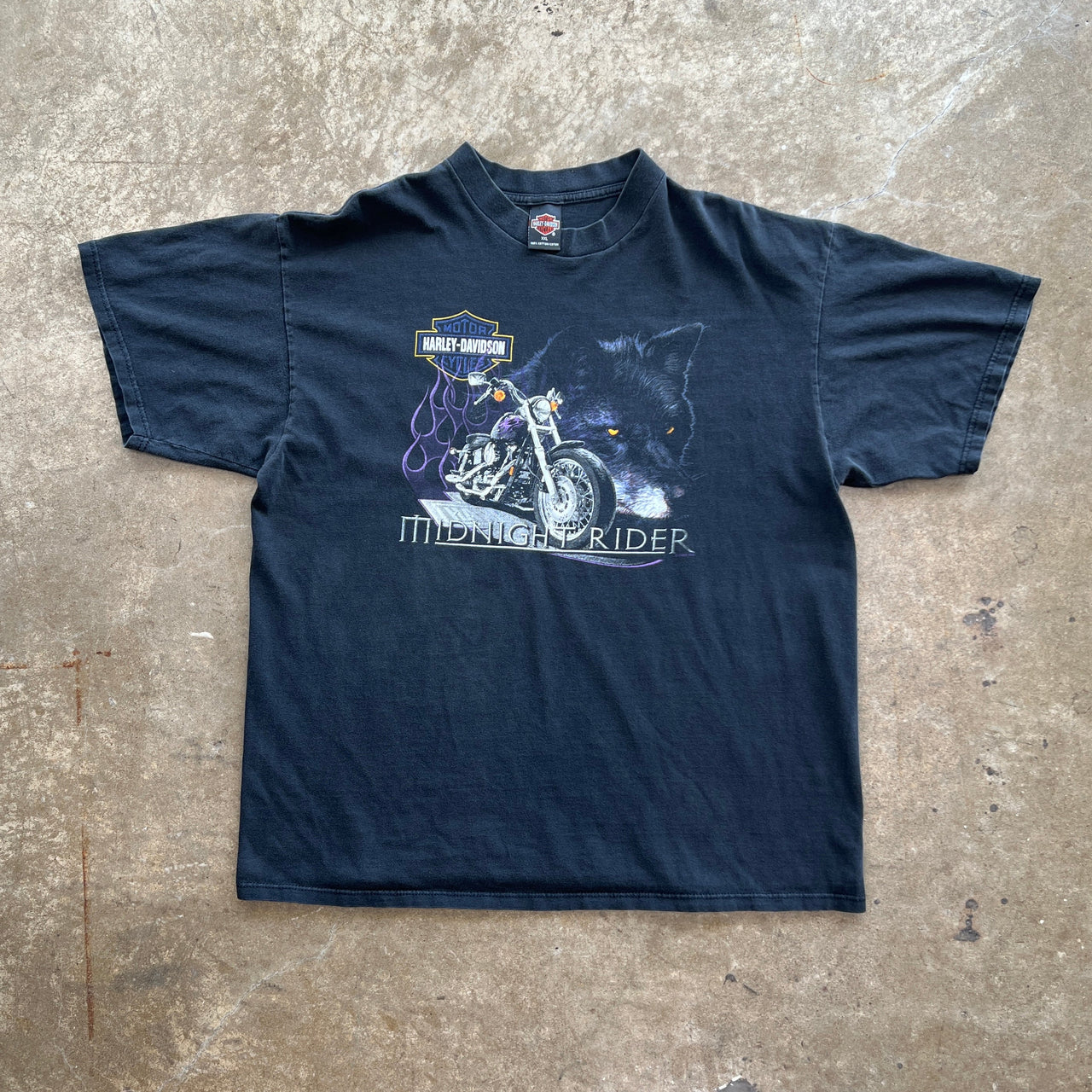 1999 Harley Davidson Midnight Rider Final Assembly Tee