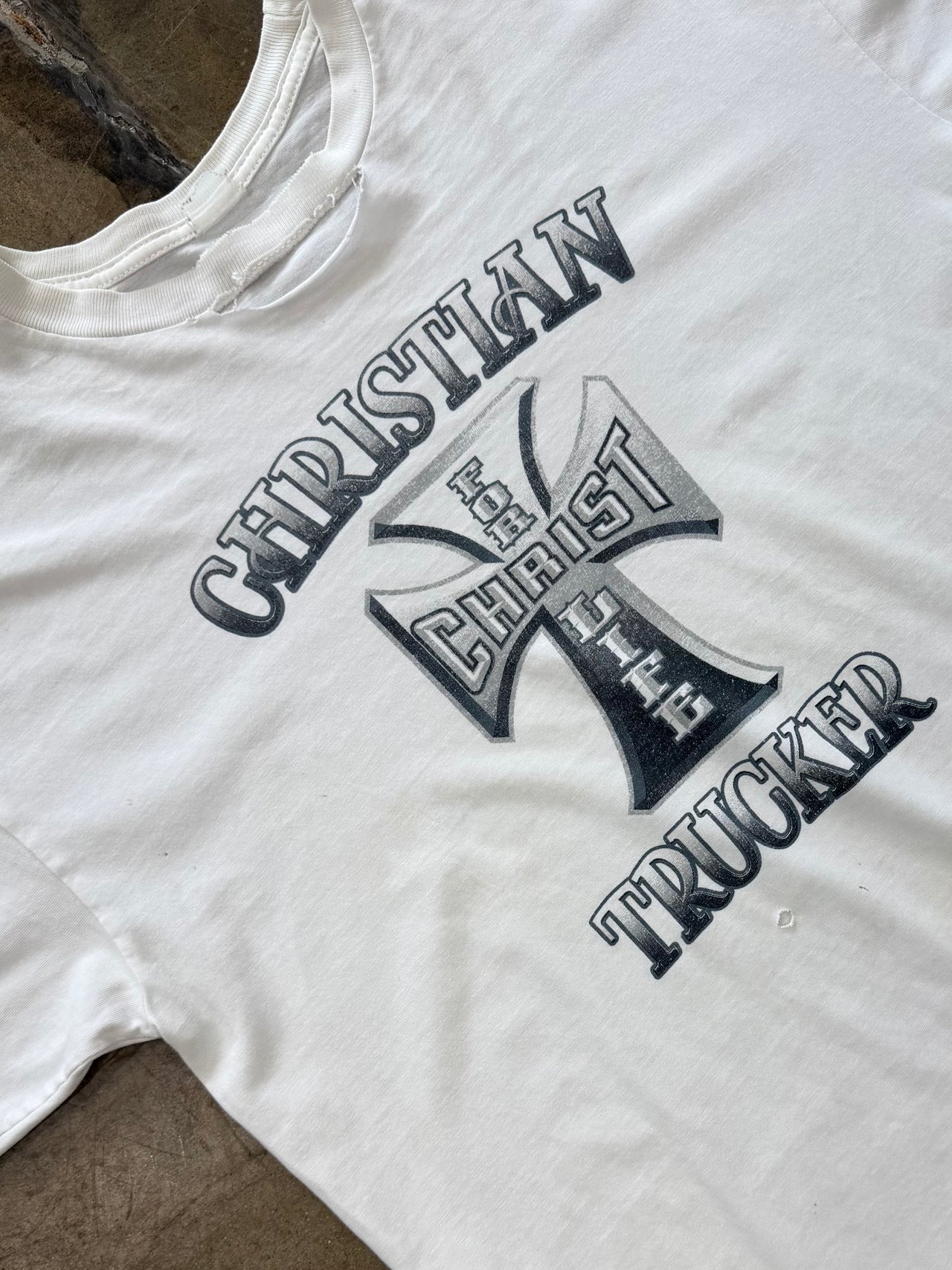 Christian Trucker West Coast Choppers Religious Jesus Tee