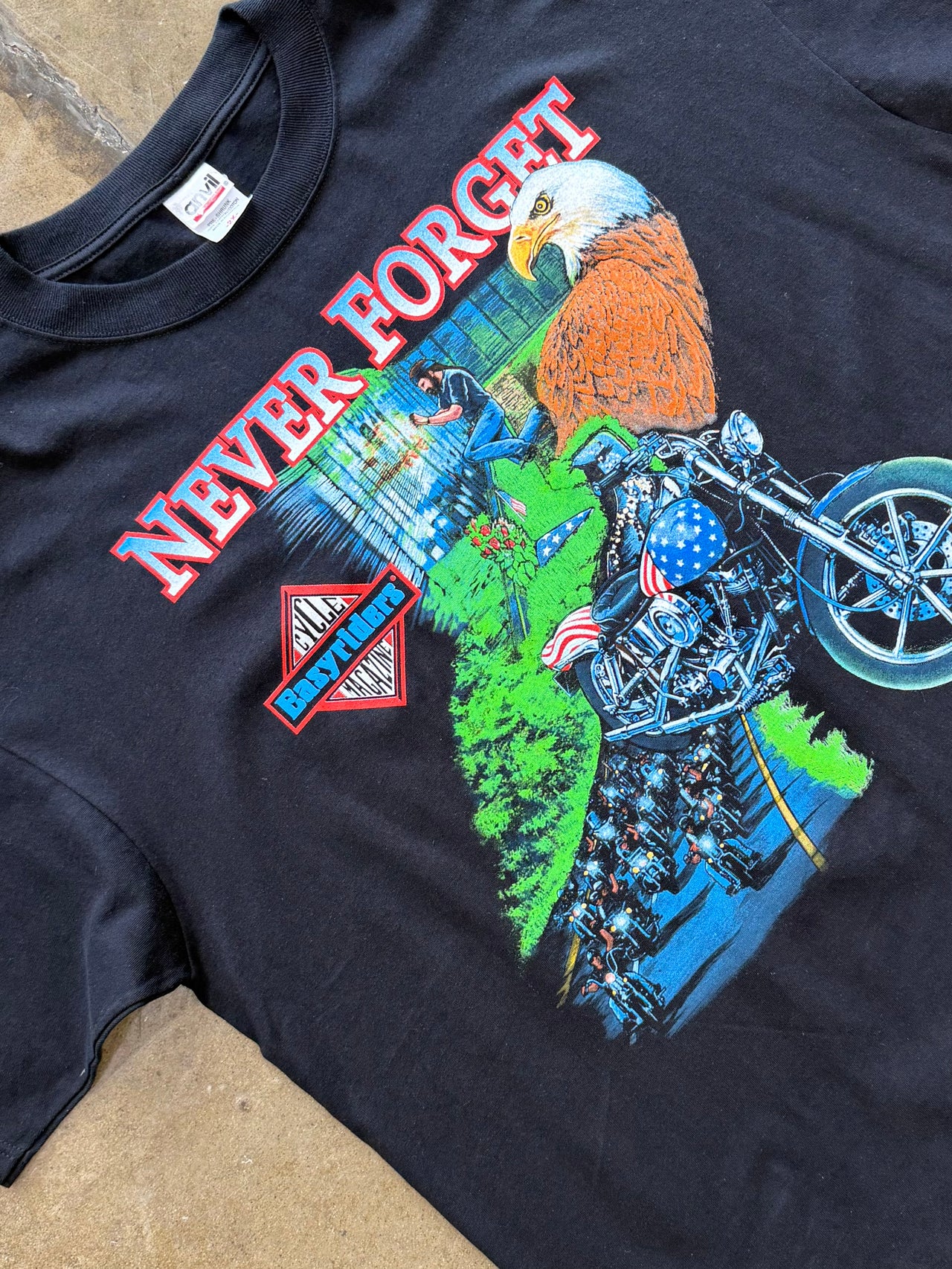 Easyriders Never Forget 9/11 Memorial Motorcycle Tee