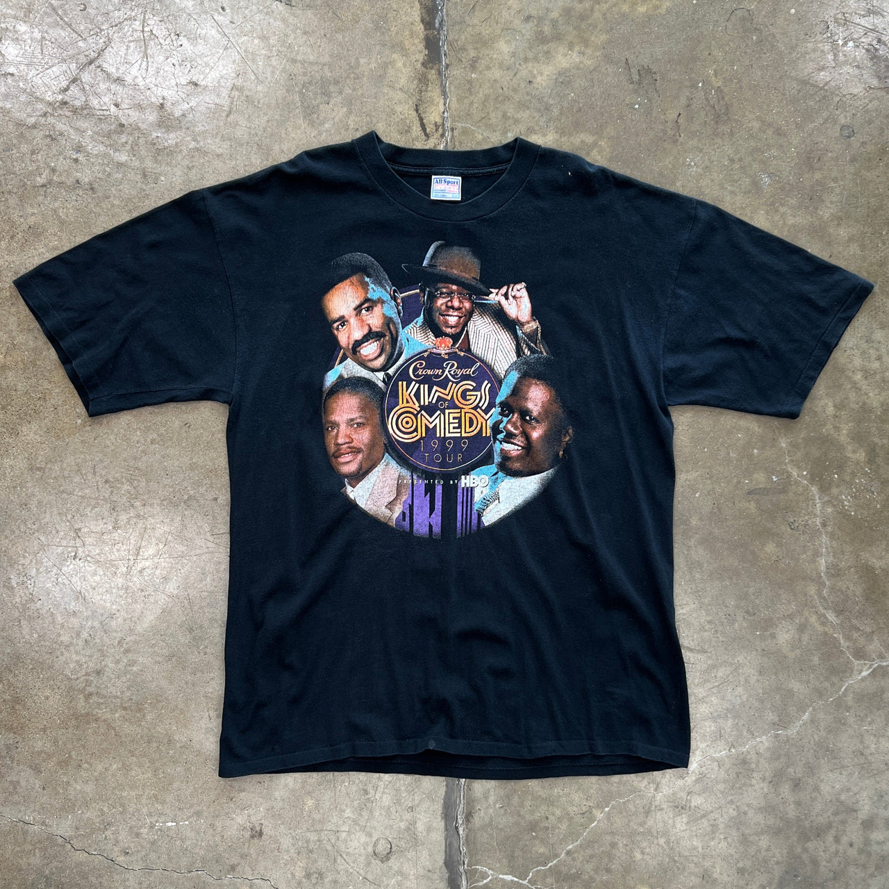 1999 Kings of Comedy HBO Bernie Mac Steve Harvey Comedy Tee