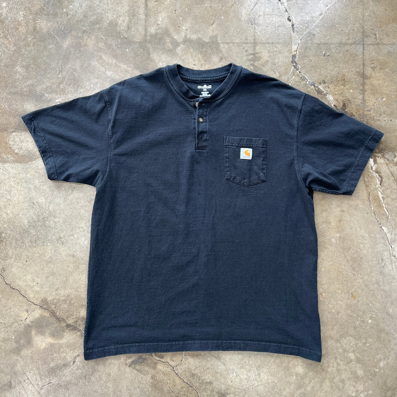 Carhartt Quarter Button-Down Henley Pocket Tee