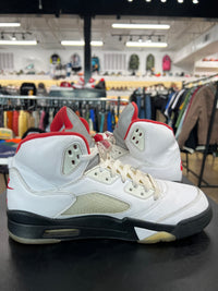 Air Jordan 5 Fire Red Silver Tongue (2020)