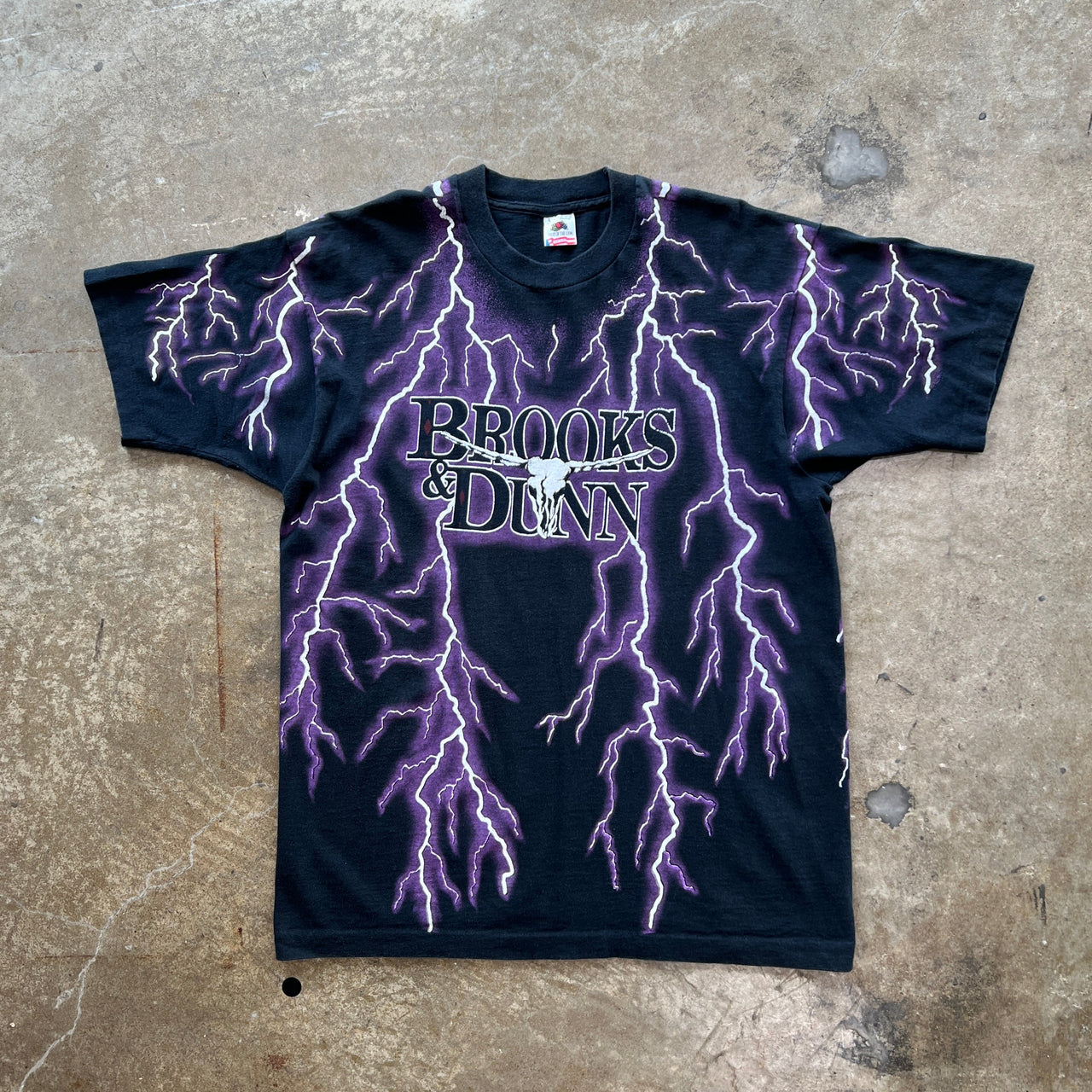 90s Brooks & Dunn Electric Rodeo Lightning Single Stitch Tee