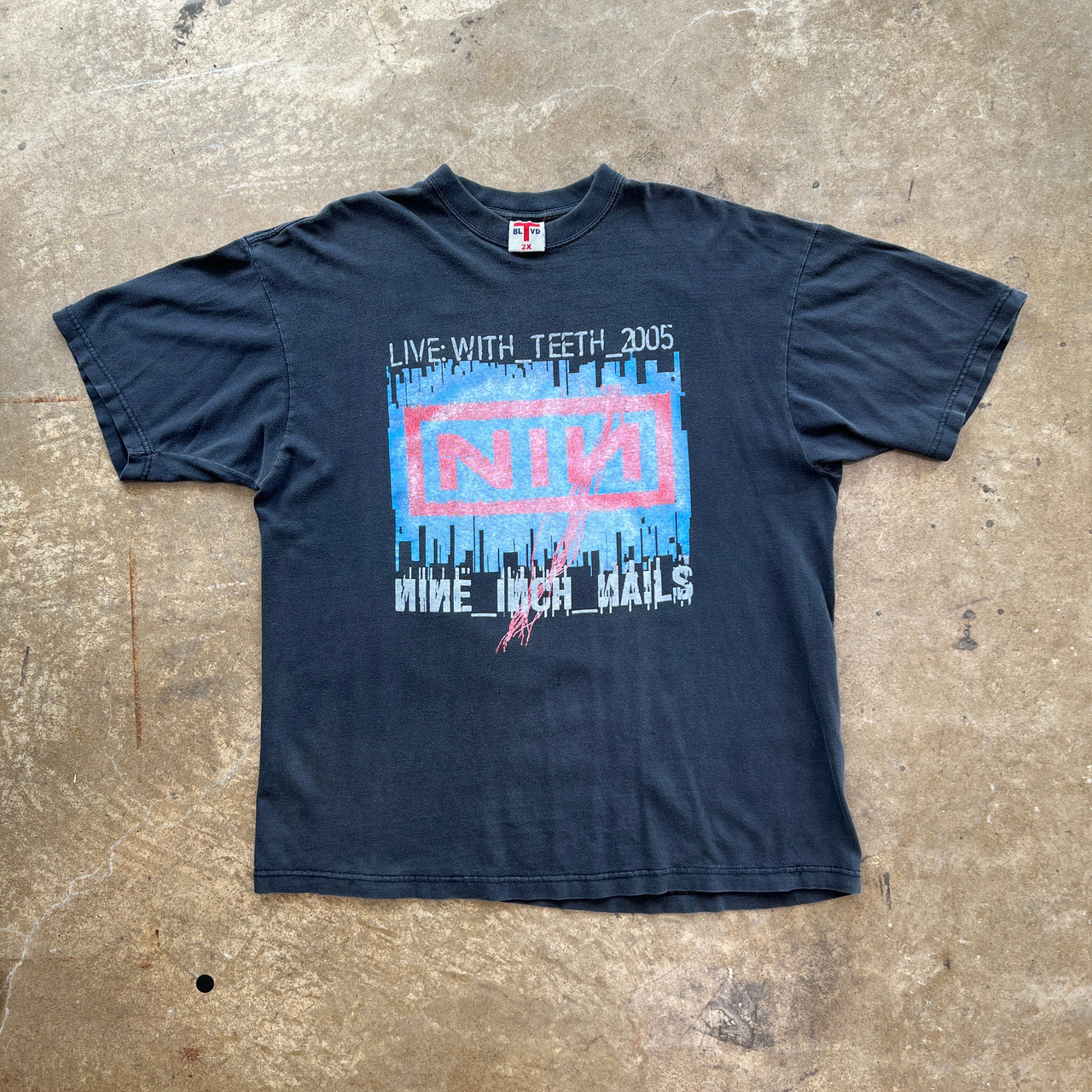 2005 Nine Inch Nails Live With Teeth Tee