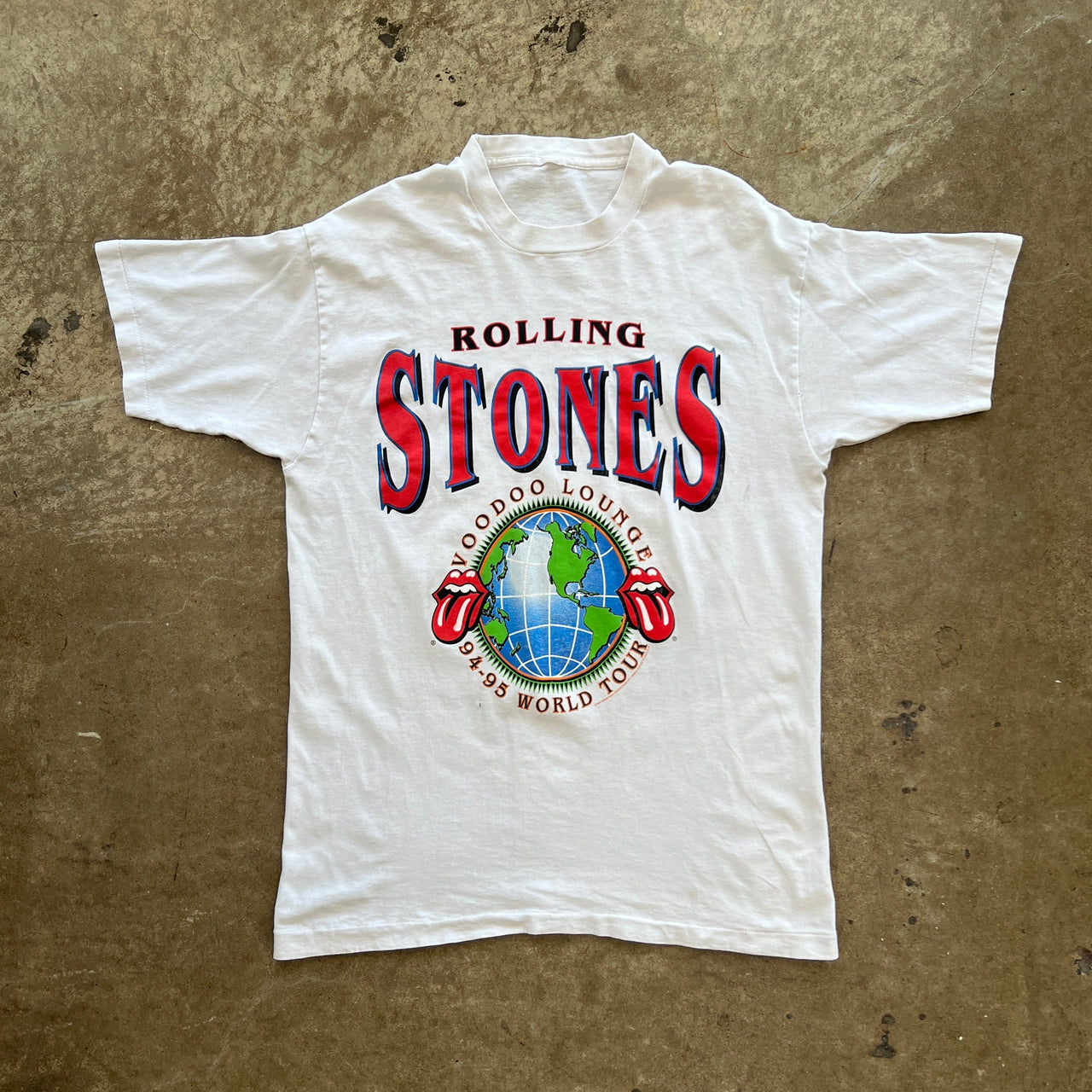 Rolling Stones VooDoo Lounge 1995 World Tour Tee Single Stitch