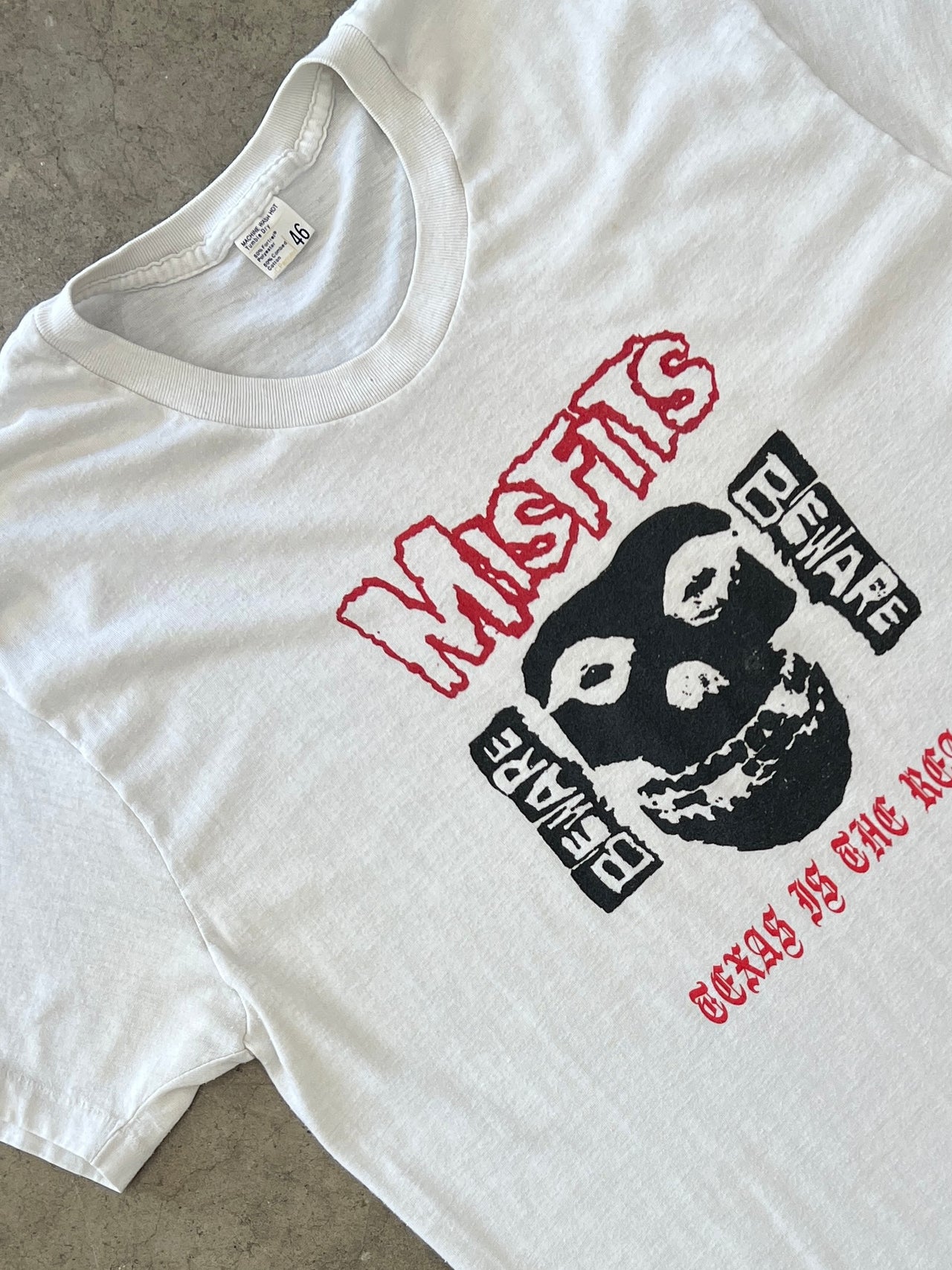 Misfits Beware Texas is the Reason Band Tee Single Stitch
