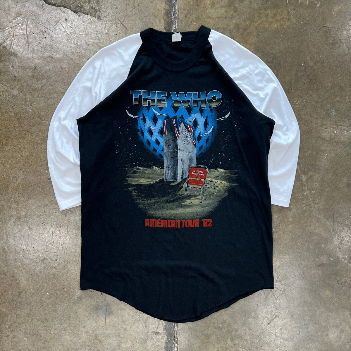 1982 The Who American Tour Band Raglan Tee