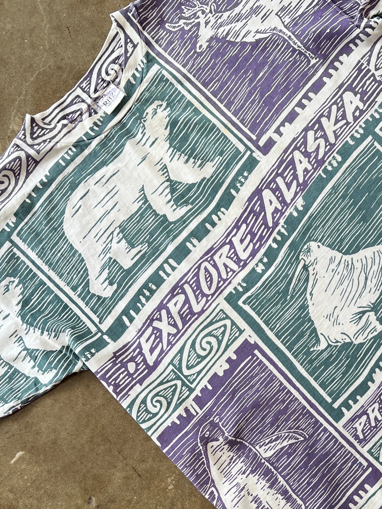 90s Explore Alaska Nature Single Stitch Tee