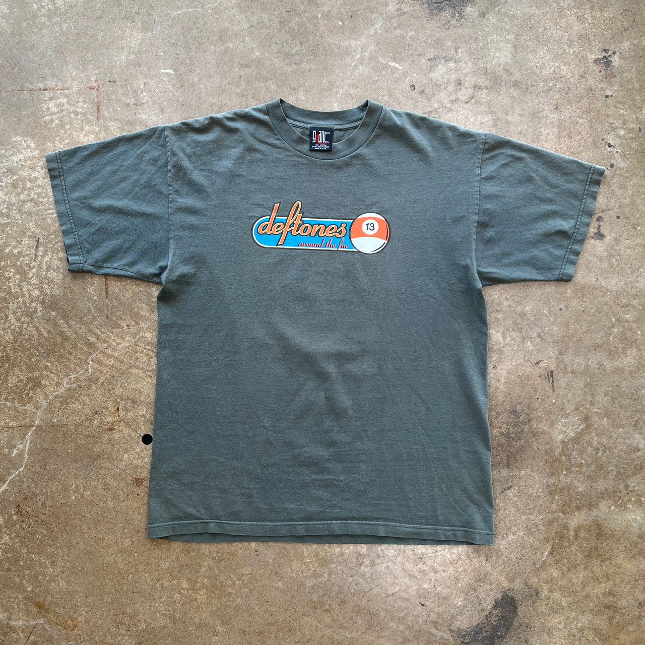 1998 Deftones Around the Fur 13 Pool Ball Tour Band Tee Giant