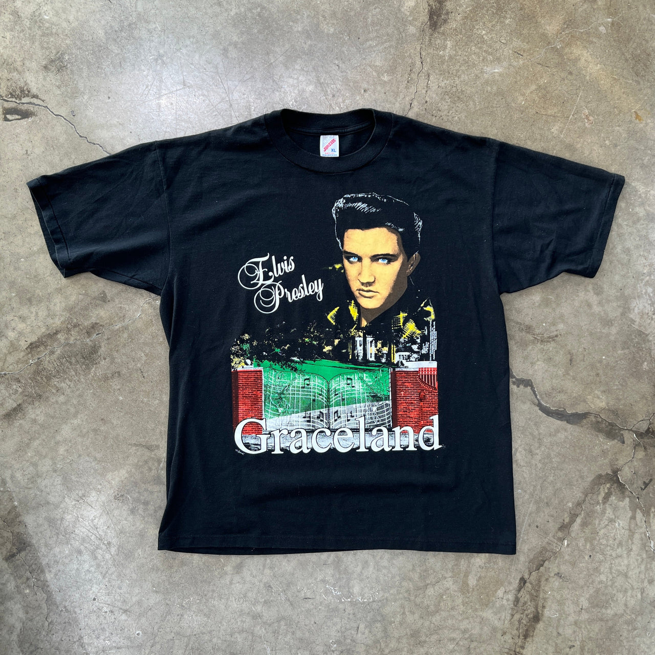 Elvis Presley Graceland Single Stitch Tee
