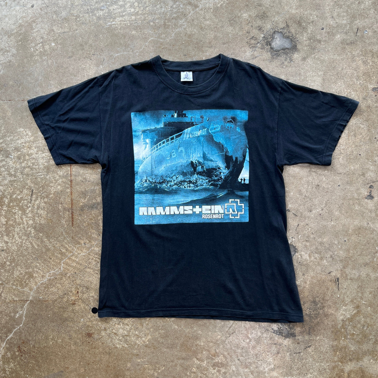 2000s Rammstein Rosenrot Band Euro Tag Tee