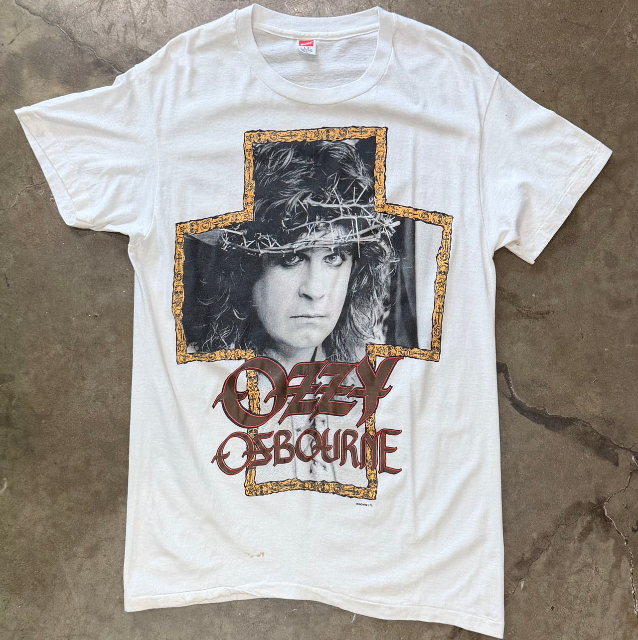 1988 Ozzy Osbourne No Rest for the Wicked Tour Band Tee