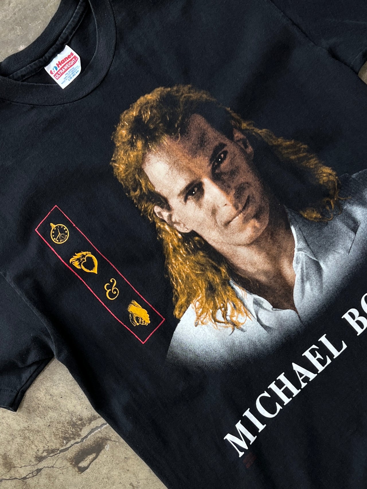 1992 Michael Bolton Tour Tee