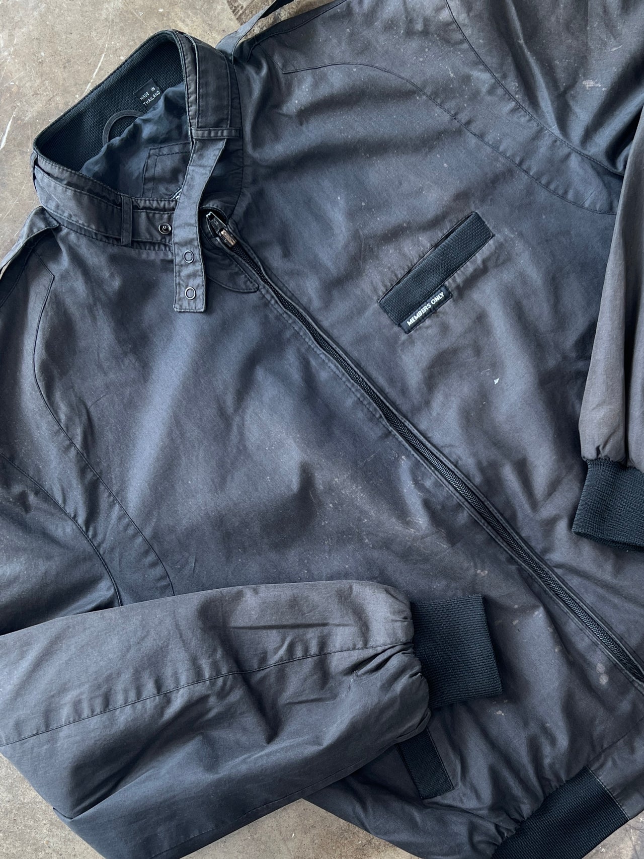 Members Only Zip-Up Multi Pocket Jacket