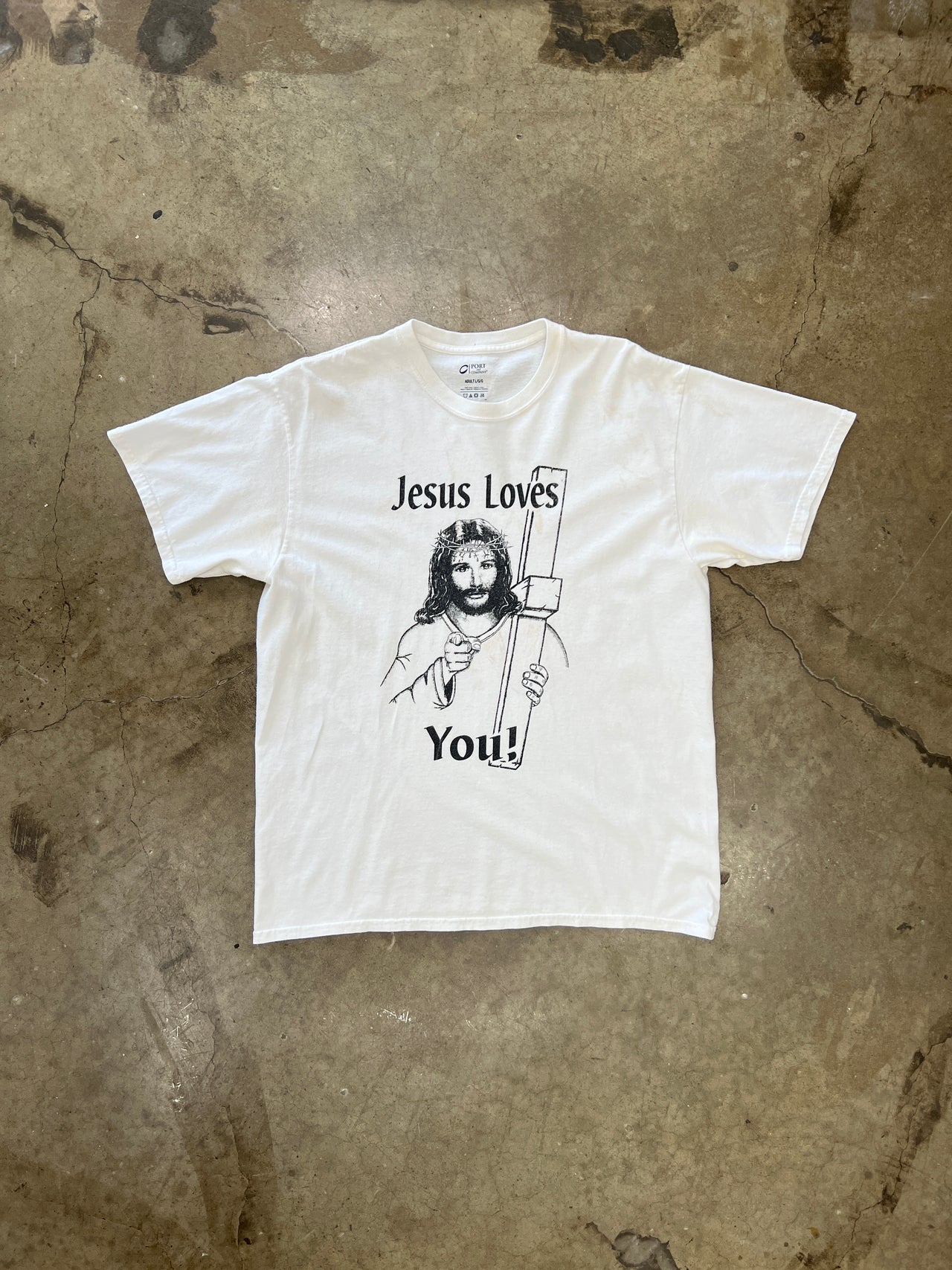 Jesus Love You Religious Church Cross Tee