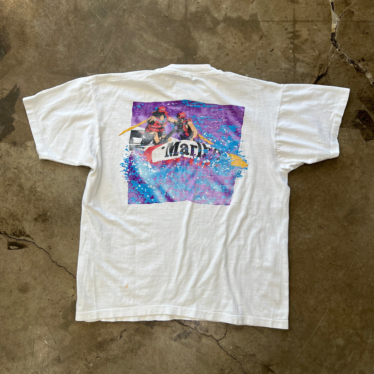 Marlboro Rafting Pocket Tee Single Stitch OS Fits