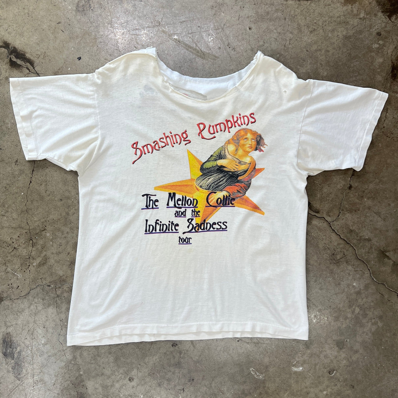Smashing Pumpkins Mellon Collie Infinite Sadness Repaired Tee