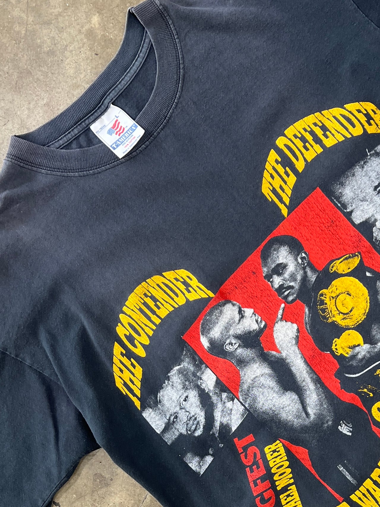 Evander Holyfield v. Moorer Heavyweight Champ Boxing Tee