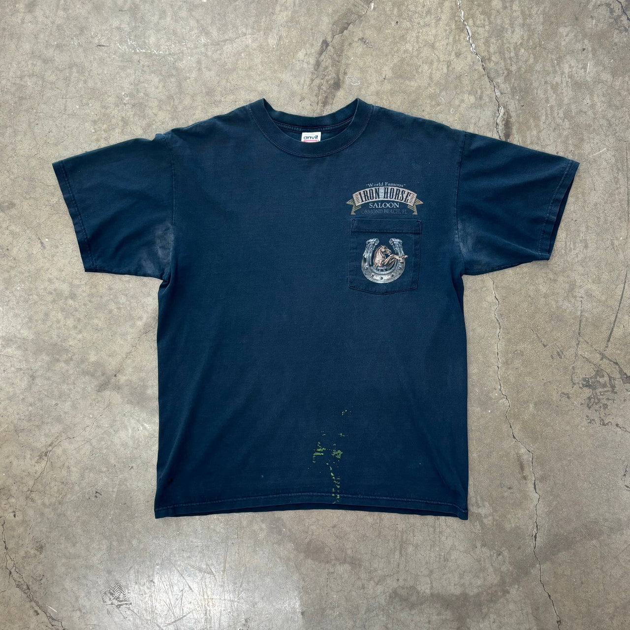 Iron Horse Horseshoe Pocket Tee