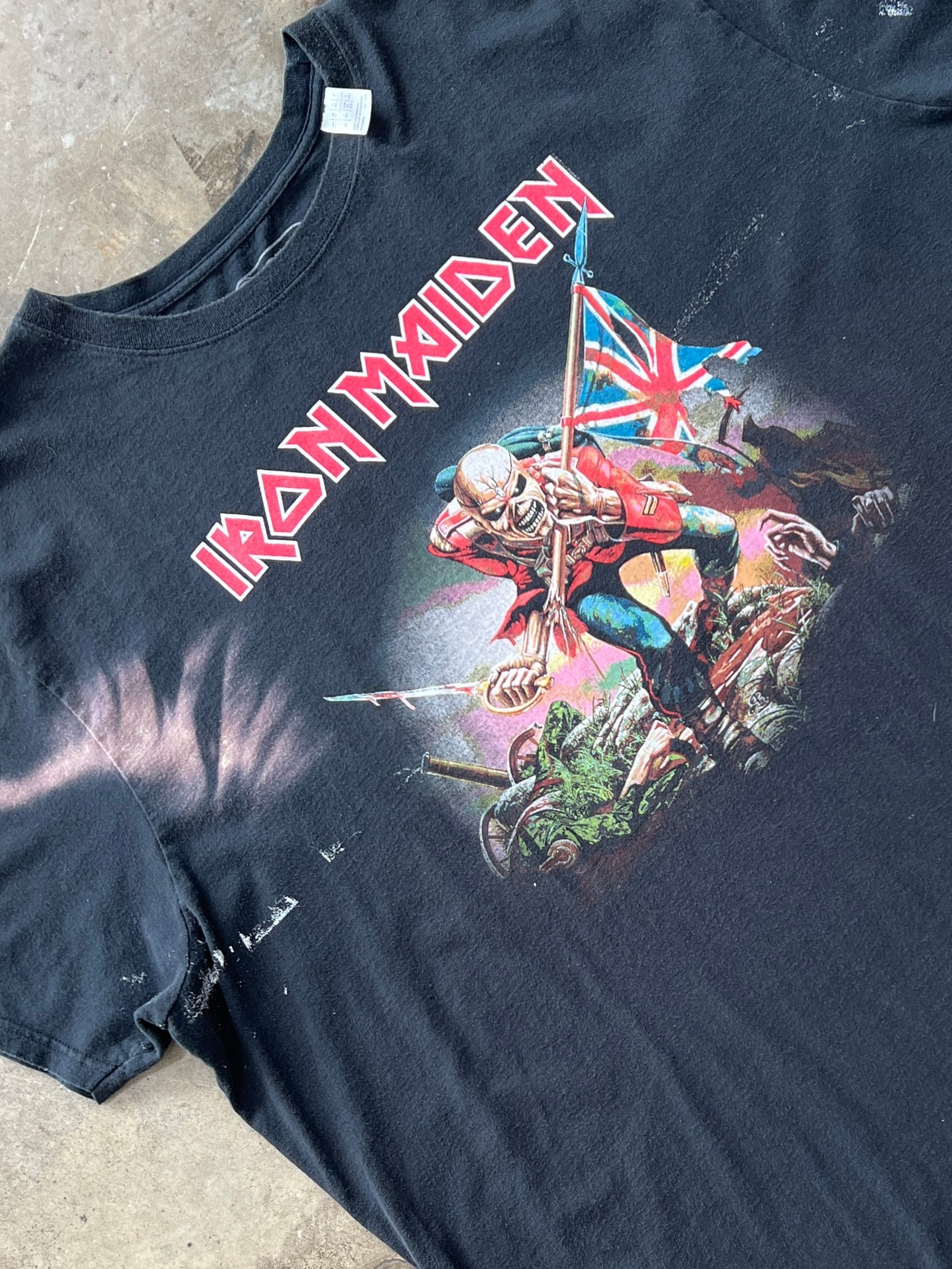 Iron Maiden Eddie Trooper London Flag Tee