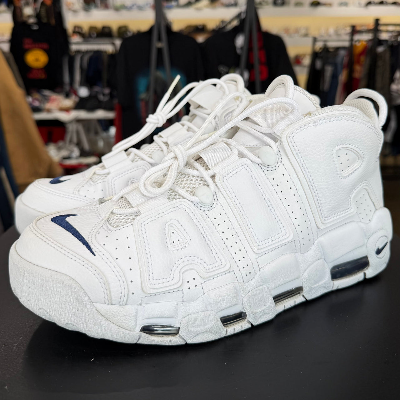 Nike Air More Uptempo White Midnight Navy (2022)
