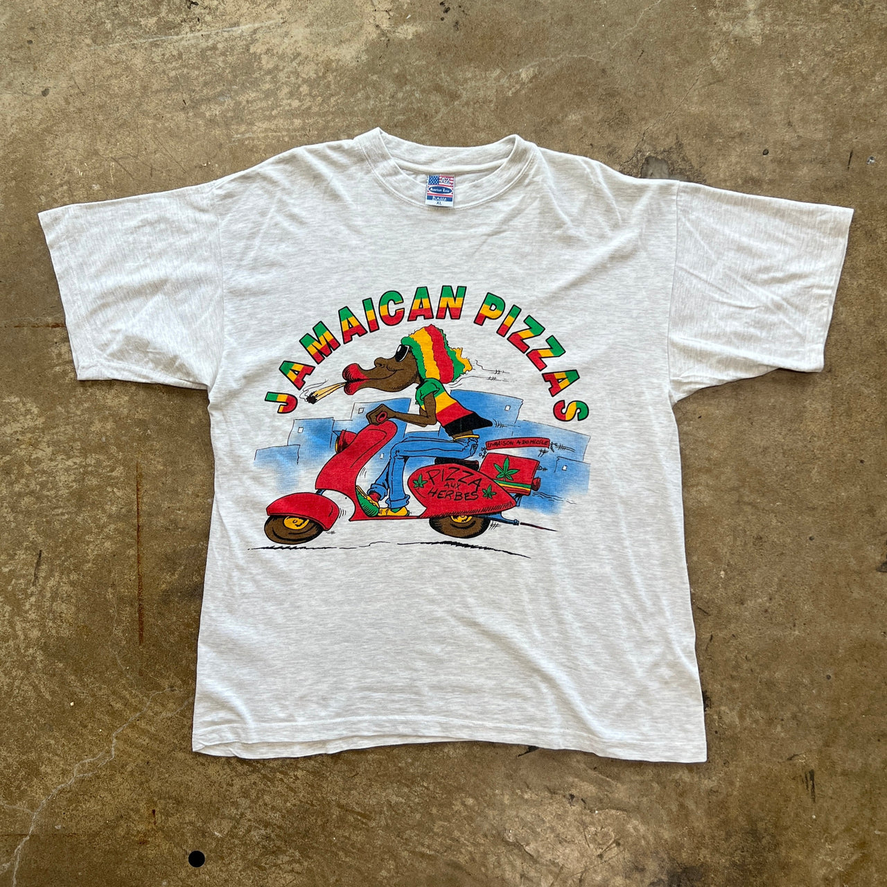 Jamaican Pizzas Aux Herbs American Zone Tee