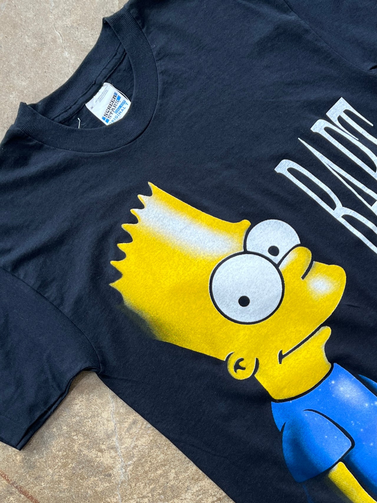 1997 The Simpsons Bart Simpson BLACKOUT Tee