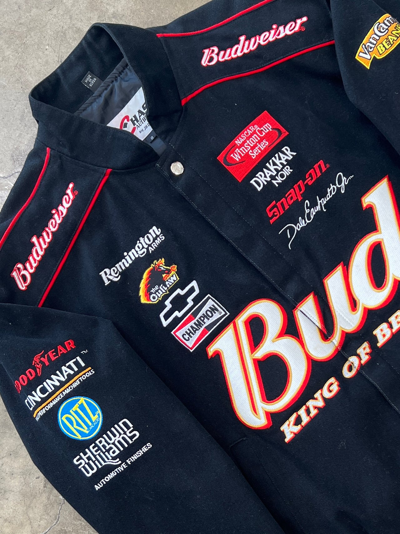 NASCAR Budweiser Dale Earnhardt Racing Jacket