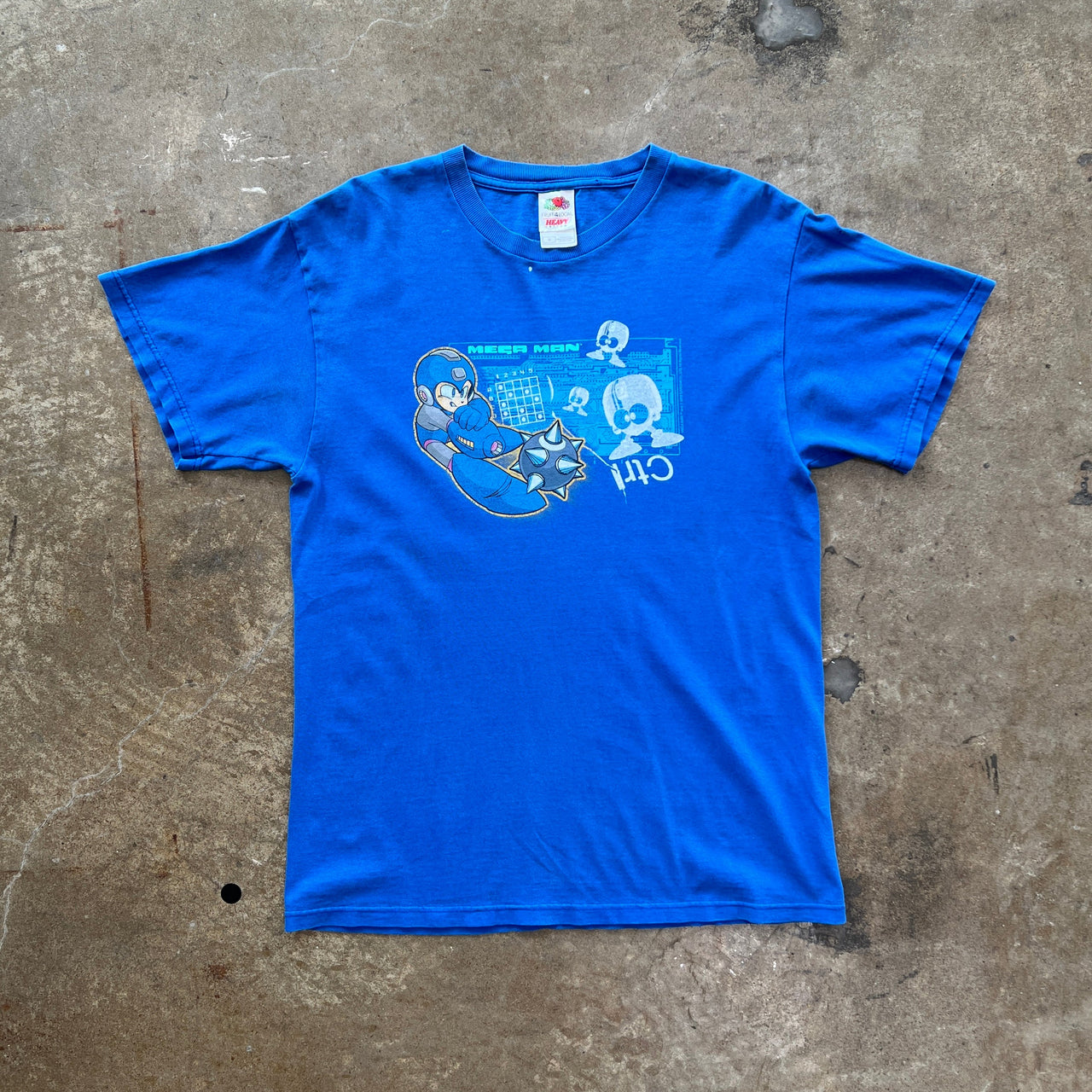 2005 Mega Man Video Game Animated Tee