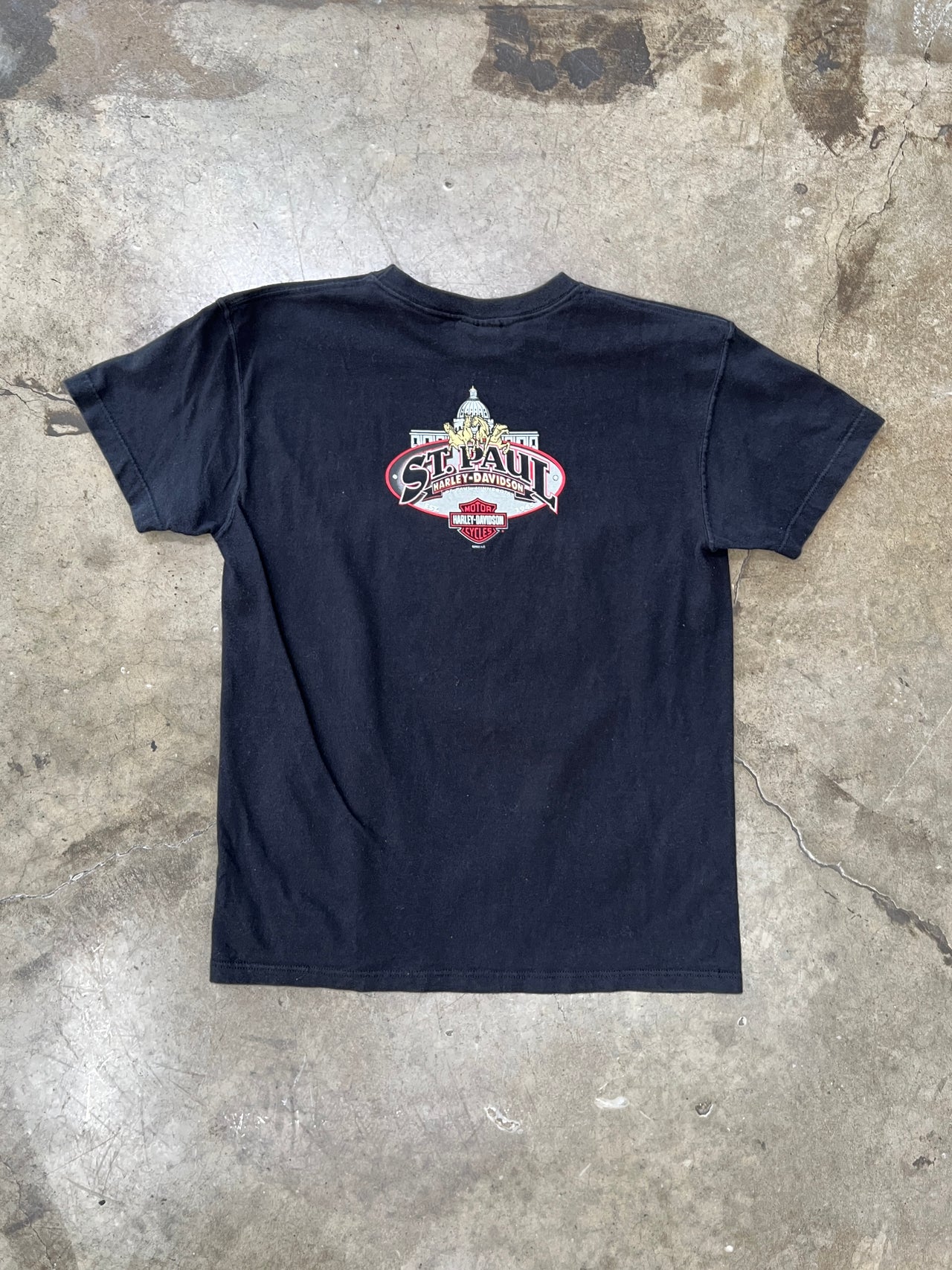 2002 Harley Davidson St. Paul Minnesota Motorcycle Horse Tee