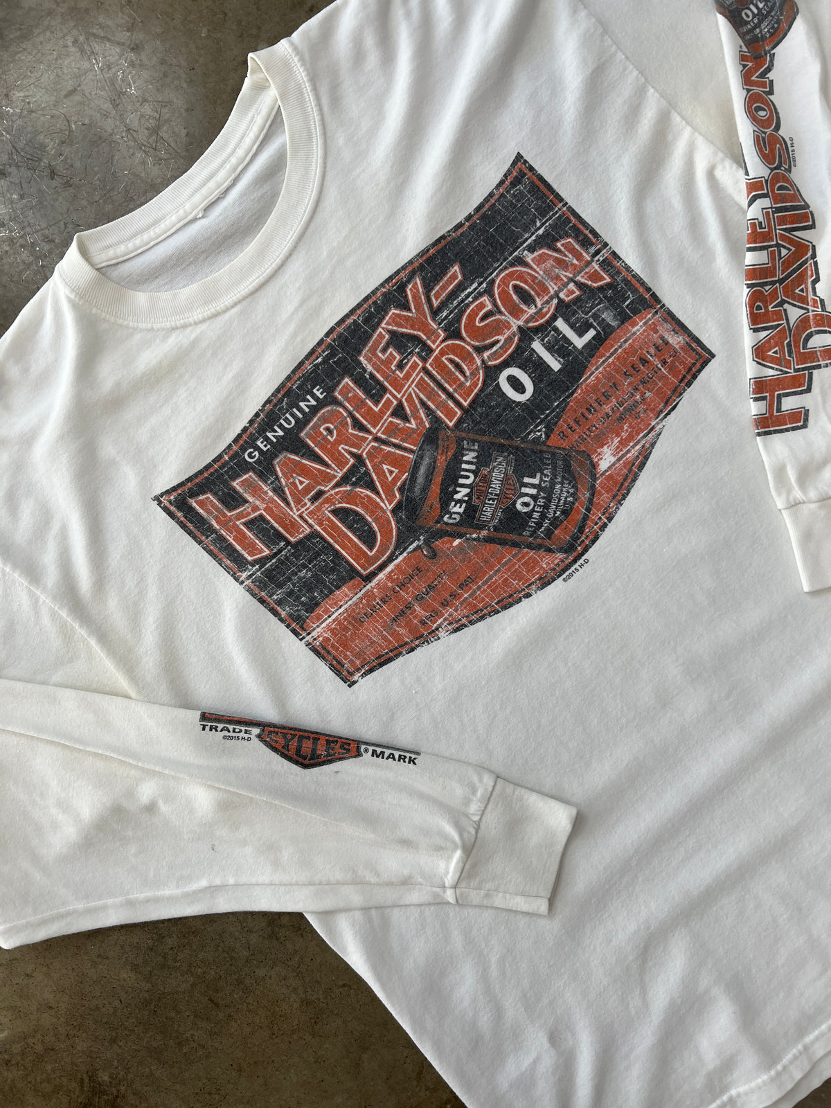 Harley Davidson Superstition Genuine Oil LS Tee