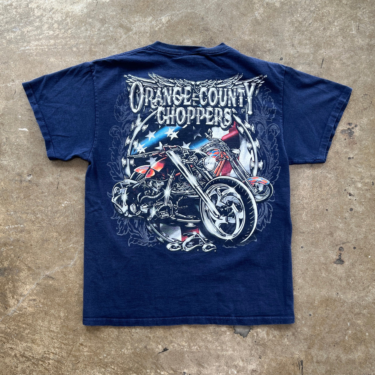 Orange County Choppers American Flag Motorcycle Tee