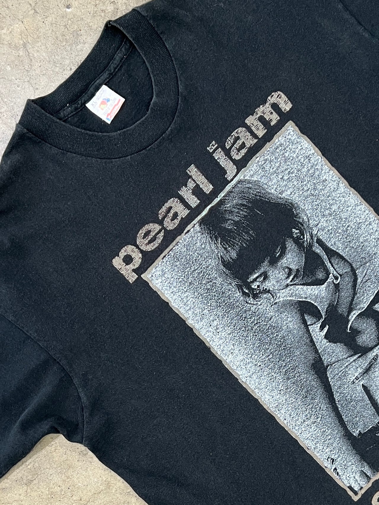 1992 Pearl Jam Choices Crayons Guns Band Tee